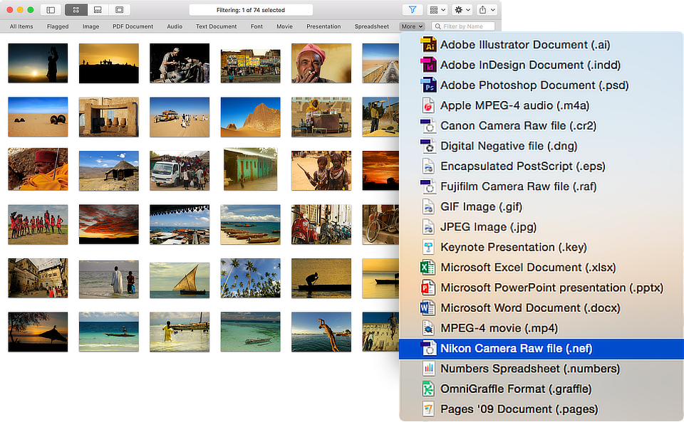 Fileloupe for Mac Media Browser